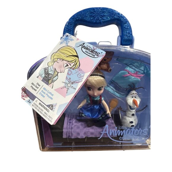 Disney Animators Collection Mini Elsa Playset With Olaf & Accessories - Picture 3 of 5